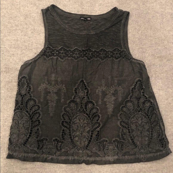 Express Tops - Express Lace Front Top